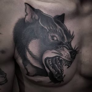фото тату волк от 12.03.2018 №096 - tattoo wolf - tattoo-photo.ru
