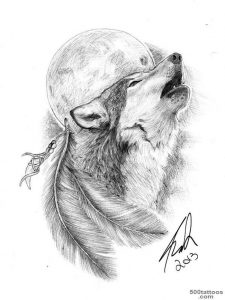 фото тату волк от 12.03.2018 №098 - tattoo wolf - tattoo-photo.ru