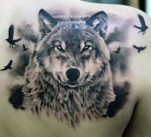 фото тату волк от 12.03.2018 №107 - tattoo wolf - tattoo-photo.ru