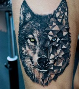 фото тату волк от 12.03.2018 №111 - tattoo wolf - tattoo-photo.ru