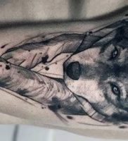 фото тату волк от 12.03.2018 №112 — tattoo wolf — tattoo-photo.ru
