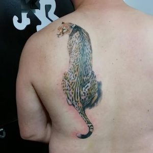 фото тату гепард от 22.01.2018 №012 - tattoo cheetah - tattoo-photo.ru