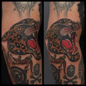 фото тату гепард от 22.01.2018 №040 - tattoo cheetah - tattoo-photo.ru