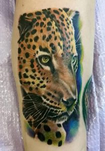 фото тату гепард от 22.01.2018 №055 - tattoo cheetah - tattoo-photo.ru