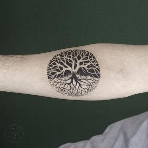 фото тату древо жизни от 09.01.2018 №004 - tattoo tree of life - tattoo-photo.ru