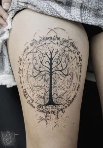 фото тату древо жизни от 09.01.2018 №023 - tattoo tree of life - tattoo-photo.ru