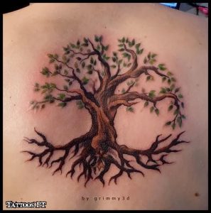 фото тату древо жизни от 09.01.2018 №025 - tattoo tree of life - tattoo-photo.ru