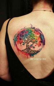 фото тату древо жизни от 09.01.2018 №028 - tattoo tree of life - tattoo-photo.ru