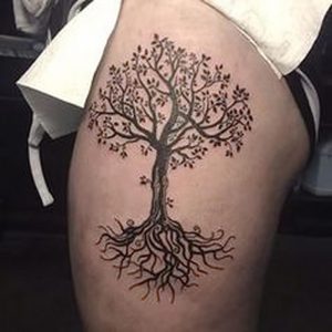 фото тату древо жизни от 09.01.2018 №030 - tattoo tree of life - tattoo-photo.ru