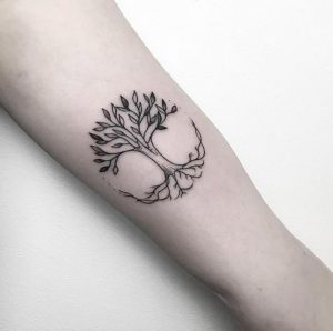 фото тату древо жизни от 09.01.2018 №032 - tattoo tree of life - tattoo-photo.ru