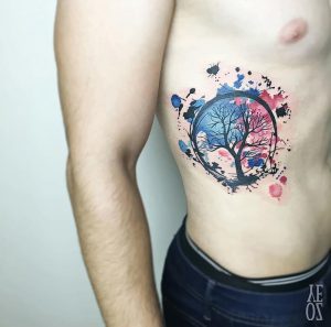 фото тату древо жизни от 09.01.2018 №034 - tattoo tree of life - tattoo-photo.ru