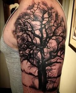 фото тату древо жизни от 09.01.2018 №048 - tattoo tree of life - tattoo-photo.ru