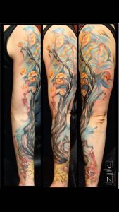 фото тату древо жизни от 09.01.2018 №049 - tattoo tree of life - tattoo-photo.ru