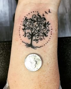 фото тату древо жизни от 09.01.2018 №051 - tattoo tree of life - tattoo-photo.ru