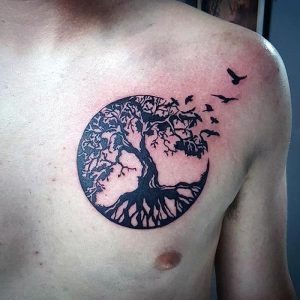 фото тату древо жизни от 09.01.2018 №060 - tattoo tree of life - tattoo-photo.ru