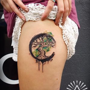 фото тату древо жизни от 09.01.2018 №085 - tattoo tree of life - tattoo-photo.ru