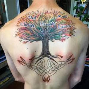 фото тату древо жизни от 09.01.2018 №093 - tattoo tree of life - tattoo-photo.ru