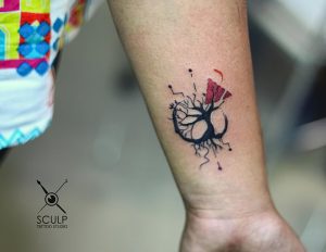 фото тату древо жизни от 09.01.2018 №095 - tattoo tree of life - tattoo-photo.ru