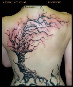 фото тату древо жизни от 09.01.2018 №100 - tattoo tree of life - tattoo-photo.ru