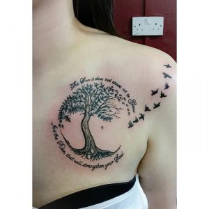 фото тату древо жизни от 09.01.2018 №102 - tattoo tree of life - tattoo-photo.ru