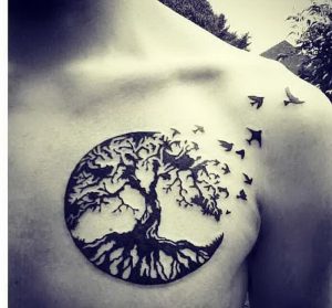 фото тату древо жизни от 09.01.2018 №136 - tattoo tree of life - tattoo-photo.ru