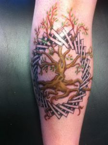 фото тату древо жизни от 09.01.2018 №141 - tattoo tree of life - tattoo-photo.ru