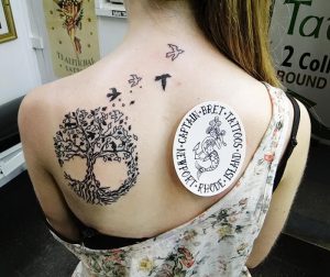 фото тату древо жизни от 09.01.2018 №144 - tattoo tree of life - tattoo-photo.ru