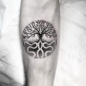 фото тату древо жизни от 09.01.2018 №150 - tattoo tree of life - tattoo-photo.ru