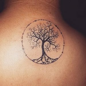 фото тату древо жизни от 09.01.2018 №151 - tattoo tree of life - tattoo-photo.ru