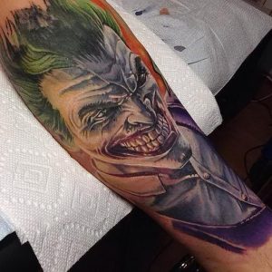 фото тату клоун от 14.01.2018 №047 - Clown tattoo - tattoo-photo.ru