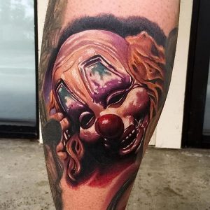 фото тату клоун от 14.01.2018 №056 - Clown tattoo - tattoo-photo.ru