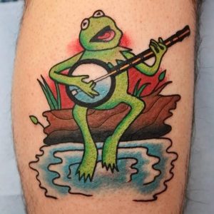 фото тату лягушка от 08.01.2018 №002 - tattoo frog - tattoo-photo.ru