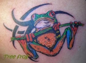 фото тату лягушка от 08.01.2018 №004 - tattoo frog - tattoo-photo.ru