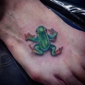 фото тату лягушка от 08.01.2018 №007 - tattoo frog - tattoo-photo.ru