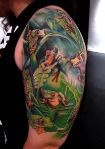 фото тату лягушка от 08.01.2018 №009 - tattoo frog - tattoo-photo.ru