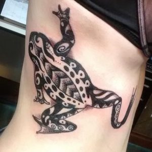 фото тату лягушка от 08.01.2018 №010 - tattoo frog - tattoo-photo.ru