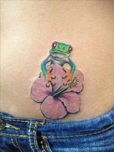 фото тату лягушка от 08.01.2018 №018 - tattoo frog - tattoo-photo.ru