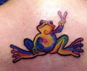 фото тату лягушка от 08.01.2018 №028 - tattoo frog - tattoo-photo.ru
