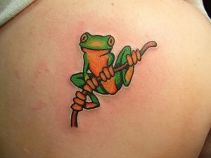 фото тату лягушка от 08.01.2018 №032 - tattoo frog - tattoo-photo.ru