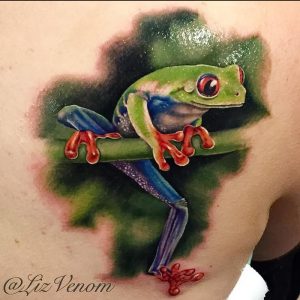 фото тату лягушка от 08.01.2018 №033 - tattoo frog - tattoo-photo.ru