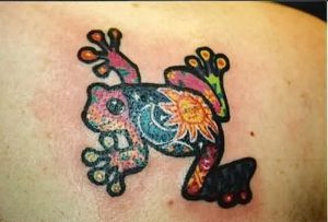 фото тату лягушка от 08.01.2018 №037 - tattoo frog - tattoo-photo.ru
