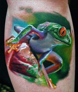 фото тату лягушка от 08.01.2018 №038 - tattoo frog - tattoo-photo.ru