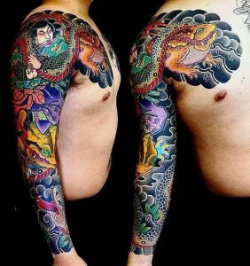 фото тату лягушка от 08.01.2018 №043 - tattoo frog - tattoo-photo.ru