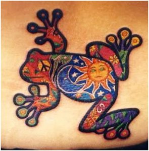 фото тату лягушка от 08.01.2018 №045 - tattoo frog - tattoo-photo.ru