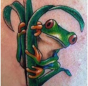 фото тату лягушка от 08.01.2018 №048 - tattoo frog - tattoo-photo.ru