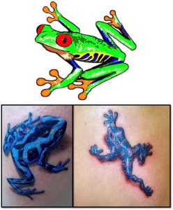фото тату лягушка от 08.01.2018 №056 - tattoo frog - tattoo-photo.ru