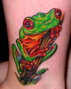 фото тату лягушка от 08.01.2018 №062 - tattoo frog - tattoo-photo.ru