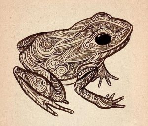 фото тату лягушка от 08.01.2018 №064 - tattoo frog - tattoo-photo.ru