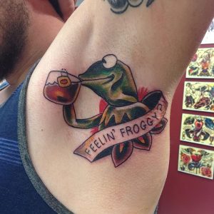 фото тату лягушка от 08.01.2018 №065 - tattoo frog - tattoo-photo.ru