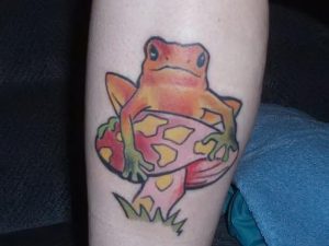 фото тату лягушка от 08.01.2018 №074 - tattoo frog - tattoo-photo.ru